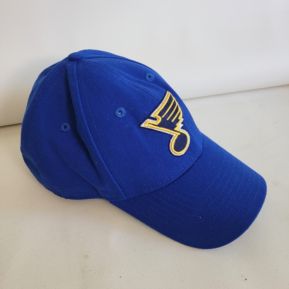New Era 9FORTY St Louis Blues NHL Adjustable Hat Mens Royal Blue Baseball Cap